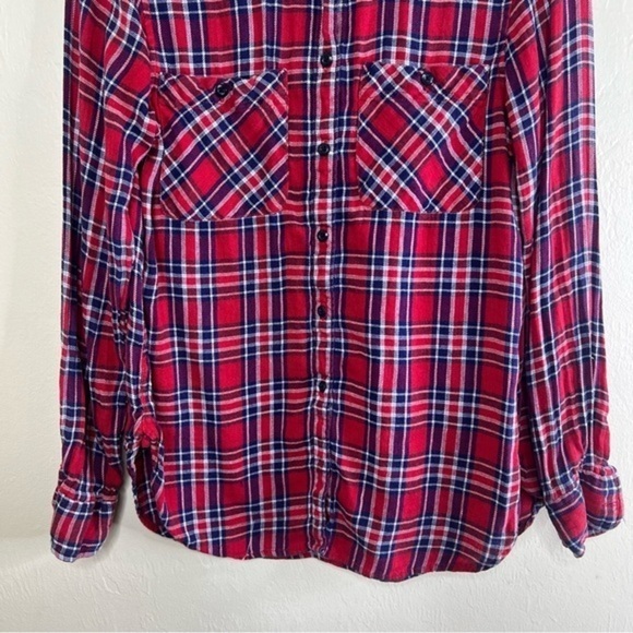 Ralph Lauren Denim & Supply Utility Shirt Size Womens Mediums Plaid Button Down - Picture 6 of 13
